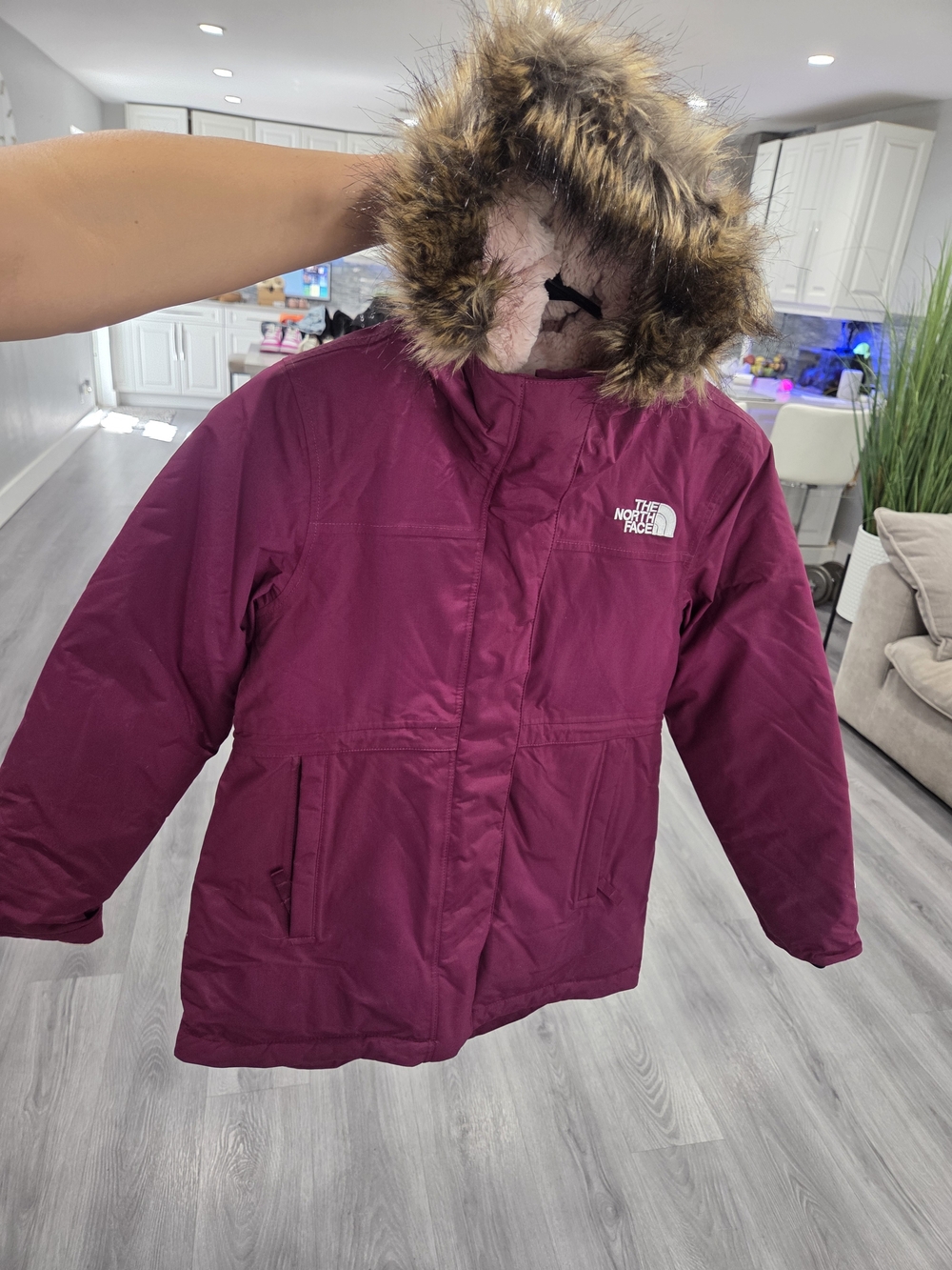 Girls Artic Parka Winter Jacket (Size 7-8)